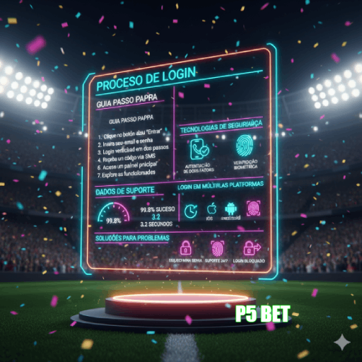 Figura 1 do login da P5 BET