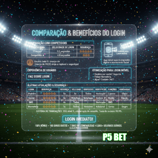 Figura 2 do login da P5 BET